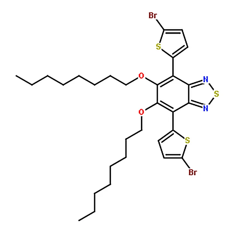RHAWN 4,7-Bis(5-bromothiophen-2-yl)-5,6-bis(<i>n</i>-octyloxy)-2,1,3-benzothiadiazole