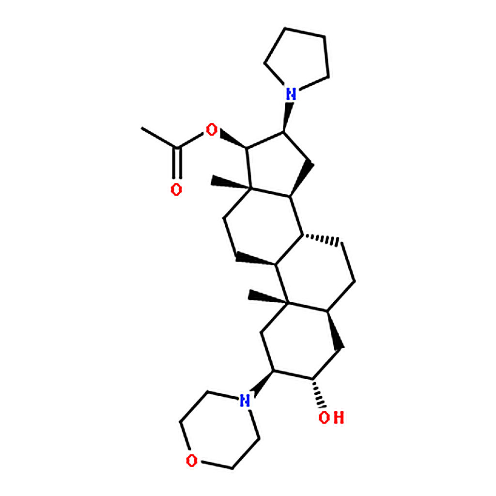 RHAWN (2b,3a,5a,16b,17b)-17-Acetoxy-3-hydroxy-2-(4-morpholinyl)-16-(1-pyrrolidinyl)androstane