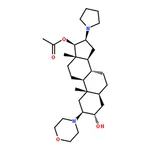 RHAWN (2b,3a,5a,16b,17b)-17-Acetoxy-3-hydroxy-2-(4-morpholinyl)-16-(1-pyrrolidinyl)androstane