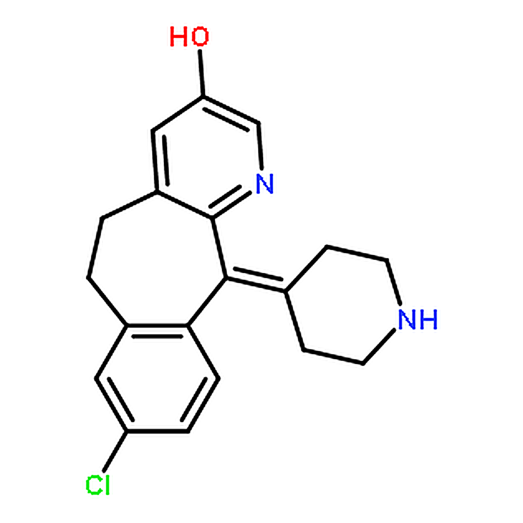 RHAWN 8-Chloro-11-(piperidin-4-ylidene)-6,11-dihydro-5H-benzo[5,6]cyclohepta[1,2-b]pyridin-3-ol