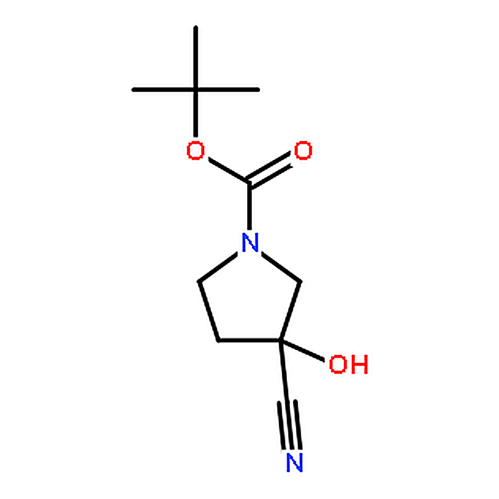 RHAWN tert-Butyl 3-cyano-3-hydroxypyrrolidine-1-carboxylate