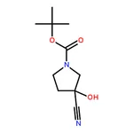 RHAWN tert-Butyl 3-cyano-3-hydroxypyrrolidine-1-carboxylate