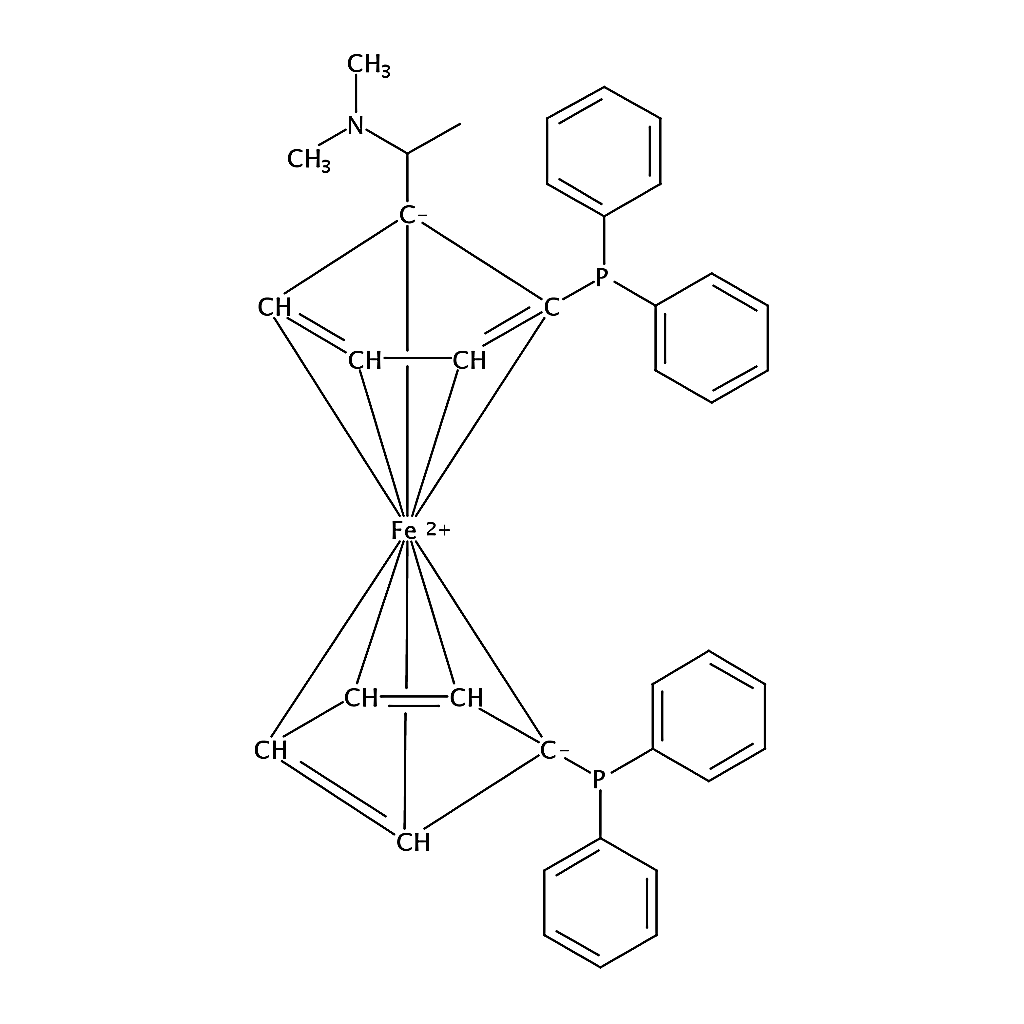 RHAWN (1S)-N,N-Dimethyl-1-[(2R)-1',2-bis(diphenylphosphino)ferrocenyl]ethylamine