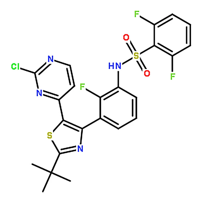 RHAWN N-(3-(2-(tert-Butyl)-5-(2-chloropyrimidin-4-yl)thiazol-4-yl)-2-fluorophenyl)-2,6-difluoroben