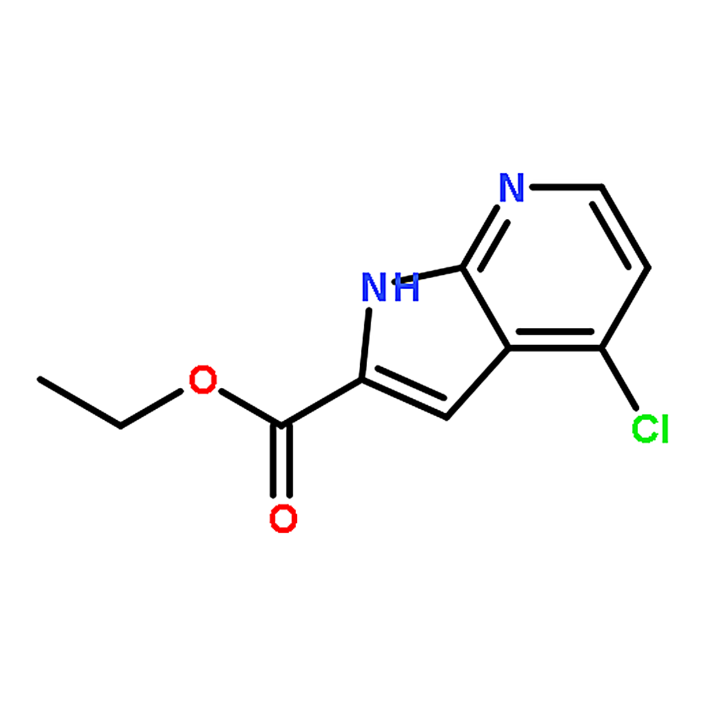 RHAWN Ethyl 4-chloro-1H-pyrrolo[2，3-b]pyridine-2-carboxylate