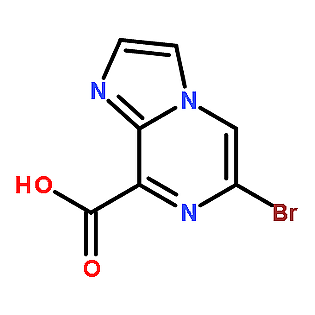 RHAWN 6-Bromoimidazo[1，2-A]Pyrazine-8-Carboxylic Acid
