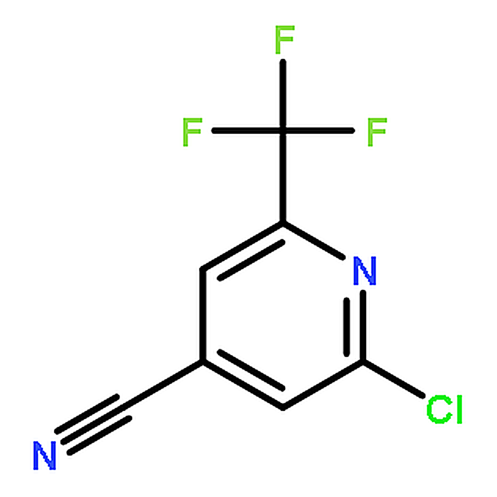 RHAWN 2-Chloro-6-(trifluoromethyl)isonicotinonitrile