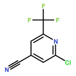 RHAWN 2-Chloro-6-(trifluoromethyl)isonicotinonitrile
