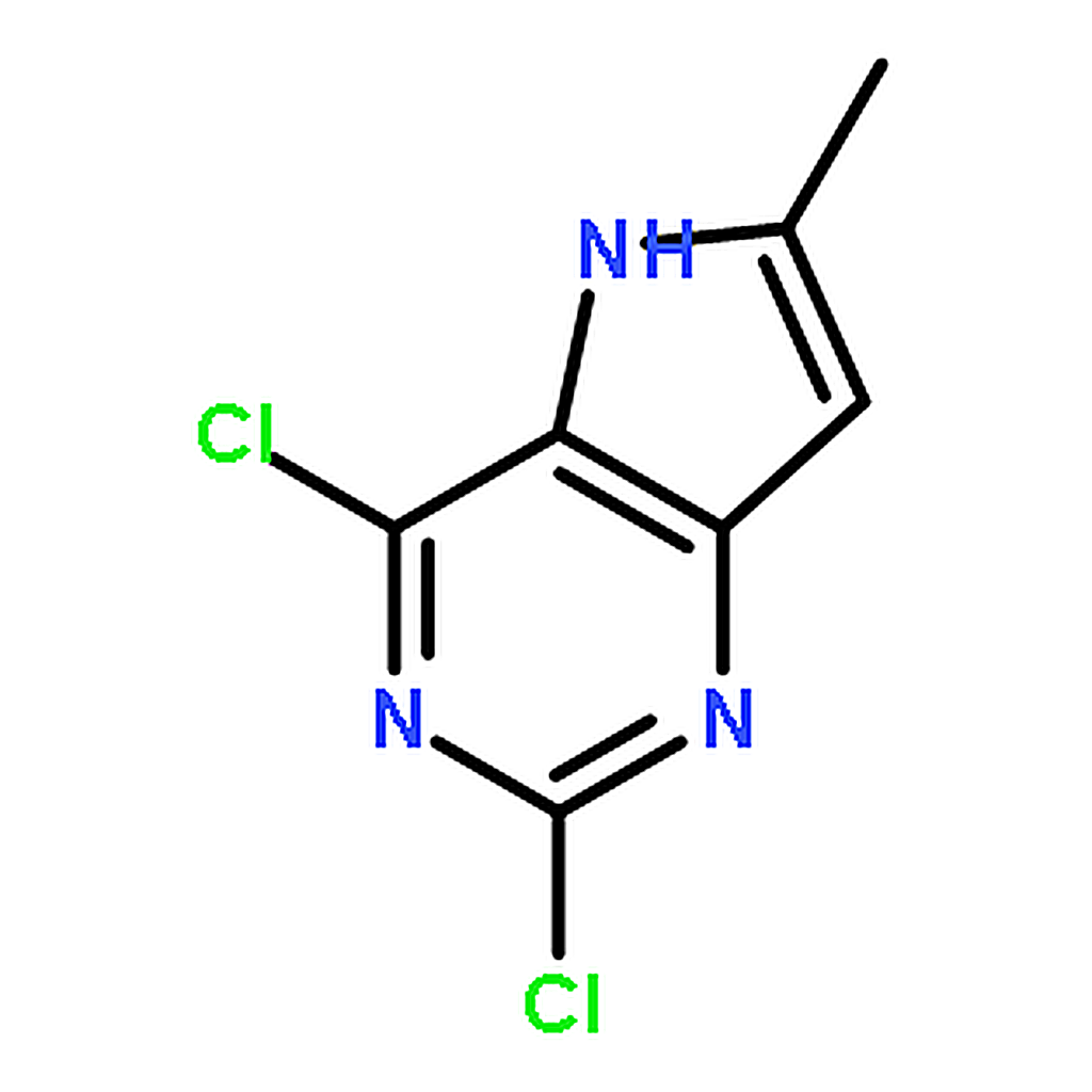 RHAWN 2，4-Dichloro-6-methyl-5h-pyrrolo[3，2-d]pyrimidine