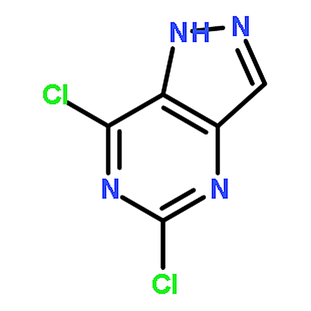 RHAWN 5，7-Dichloro-1H-pyrazolo[4，3-d]pyrimidine