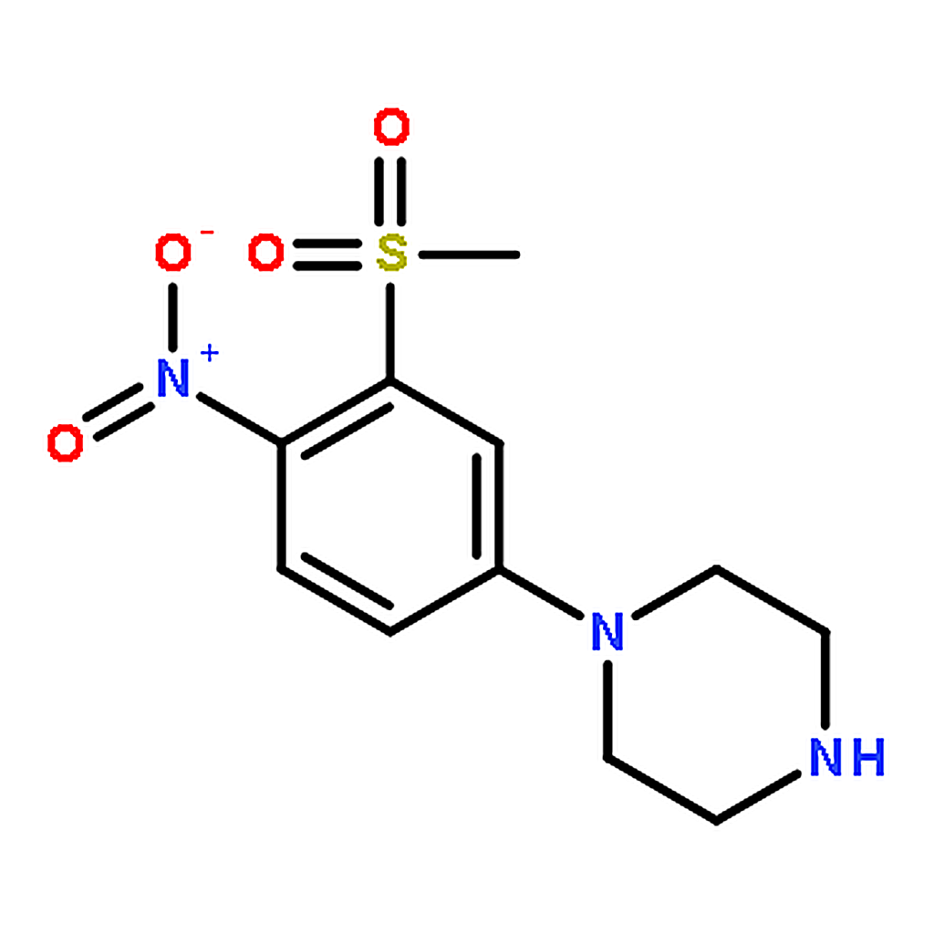 RHAWN N-(3-Methylsulphonyl-4-nitrophenyl)piperazine