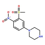 RHAWN N-(3-Methylsulphonyl-4-nitrophenyl)piperazine