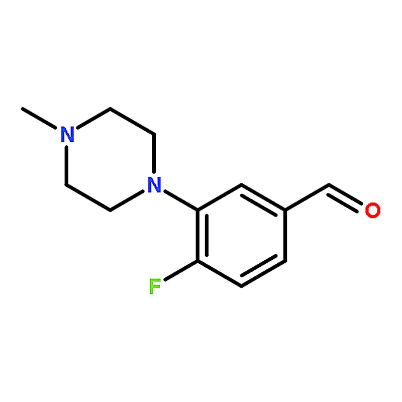 RHAWN 4-Fluoro-3-(4-methyl-1-piperazinyl)benzaldehyde