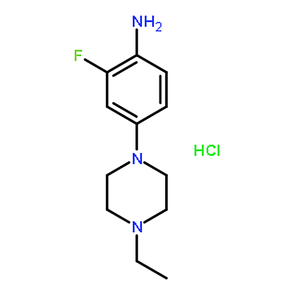 RHAWN 4-(4-Ethyl-1-piperazinyl)-2-fluoroaniline Hydrochloride