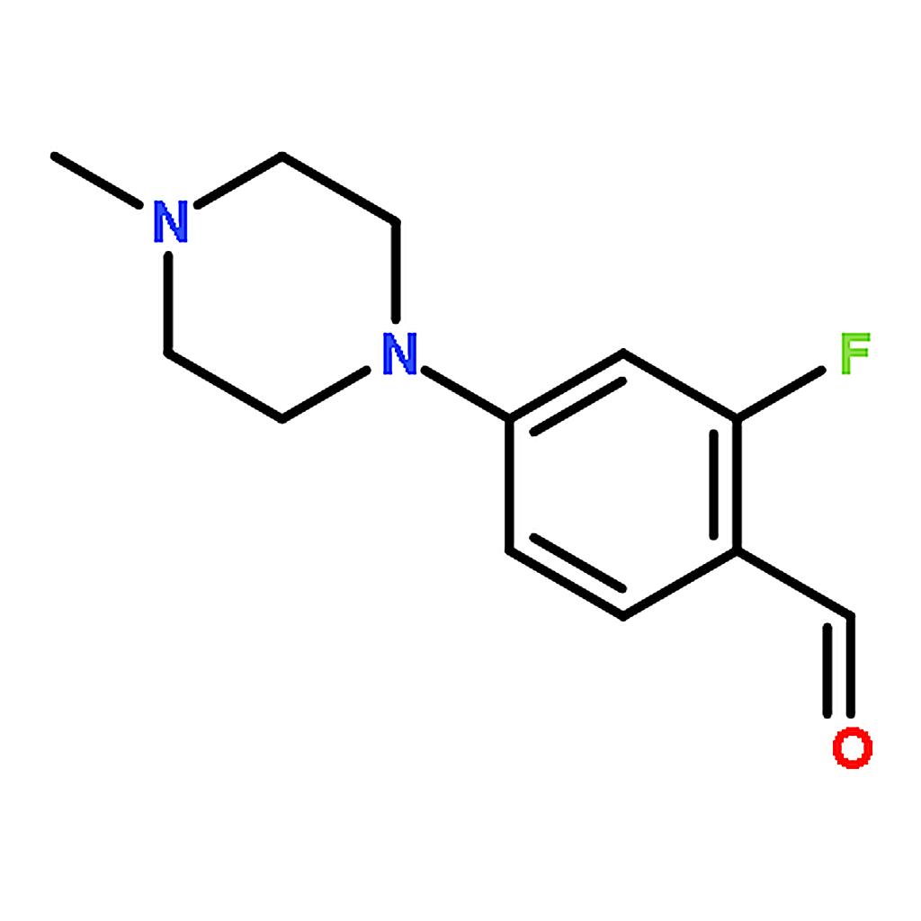 RHAWN 2-Fluoro-4-(4-methyl-1-piperazinyl)benzaldehyde