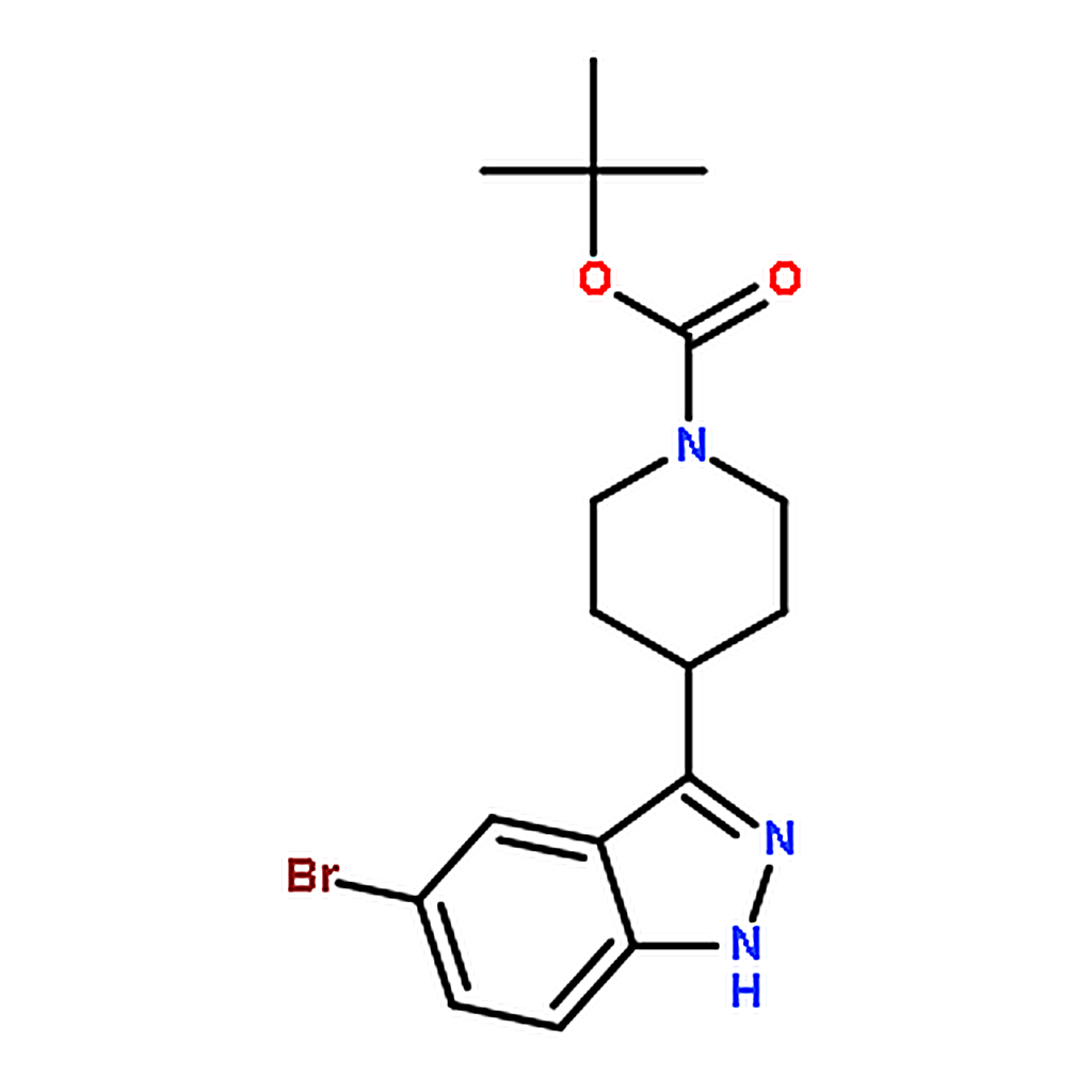 RHAWN tert-Butyl 4-(5-bromo-1H-indazol-3-yl)piperidine-1-carboxylate
