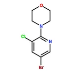 RHAWN 4-(5-Bromo-3-chloropyridin-2-yl)morpholine