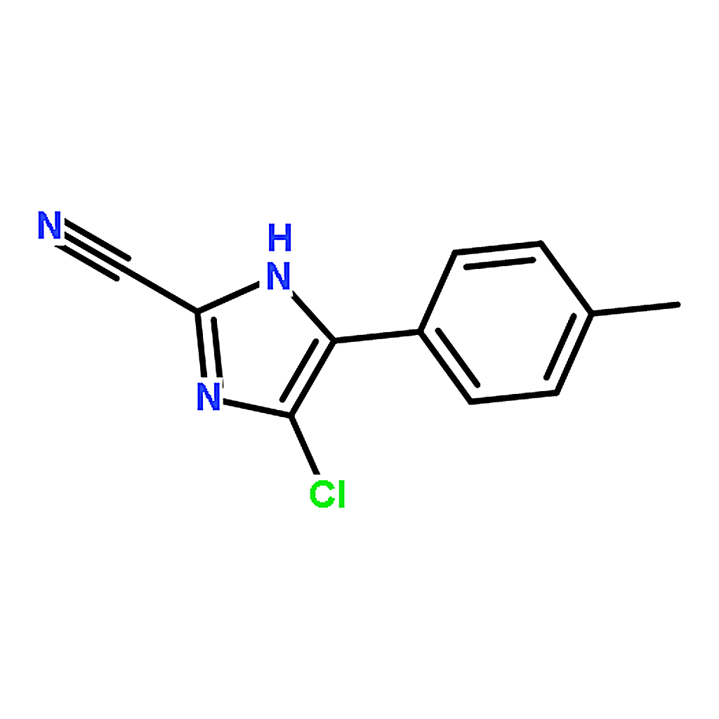 RHAWN 4-Chloro-5-(p-tolyl)-1H-imidazole-2-carbonitrile
