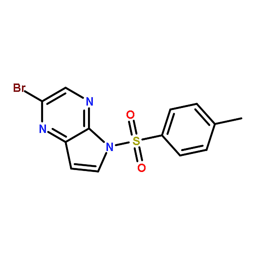 RHAWN 2-Bromo-5-tosyl-5H-pyrrolo[2，3-b]pyrazine