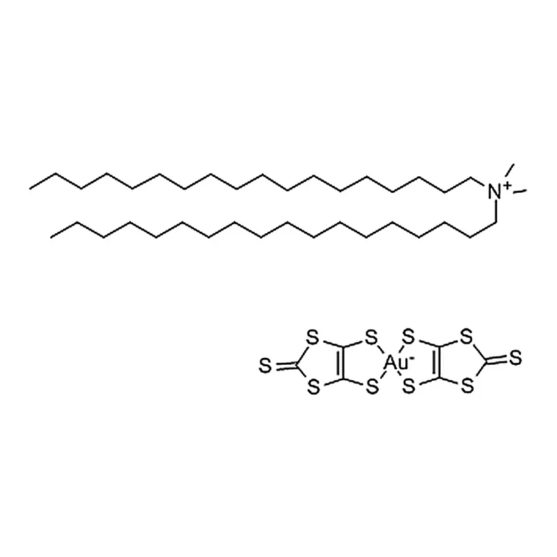 RHAWN Dioctadecyldimethylammonium Bis(1,3-dithiole-2-thione-4,5-dithiolato)aurate(III)