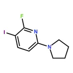 RHAWN 2-Fluoro-3-iodo-6-(pyrrolidin-1-yl)pyridine