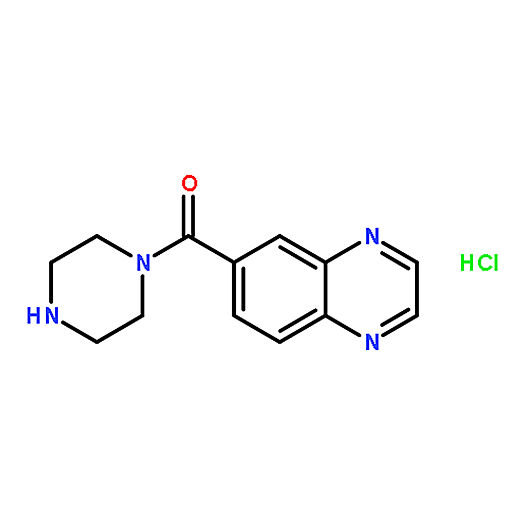 RHAWN Piperazin-1-yl(quinoxalin-6-yl)methanone hydrochloride