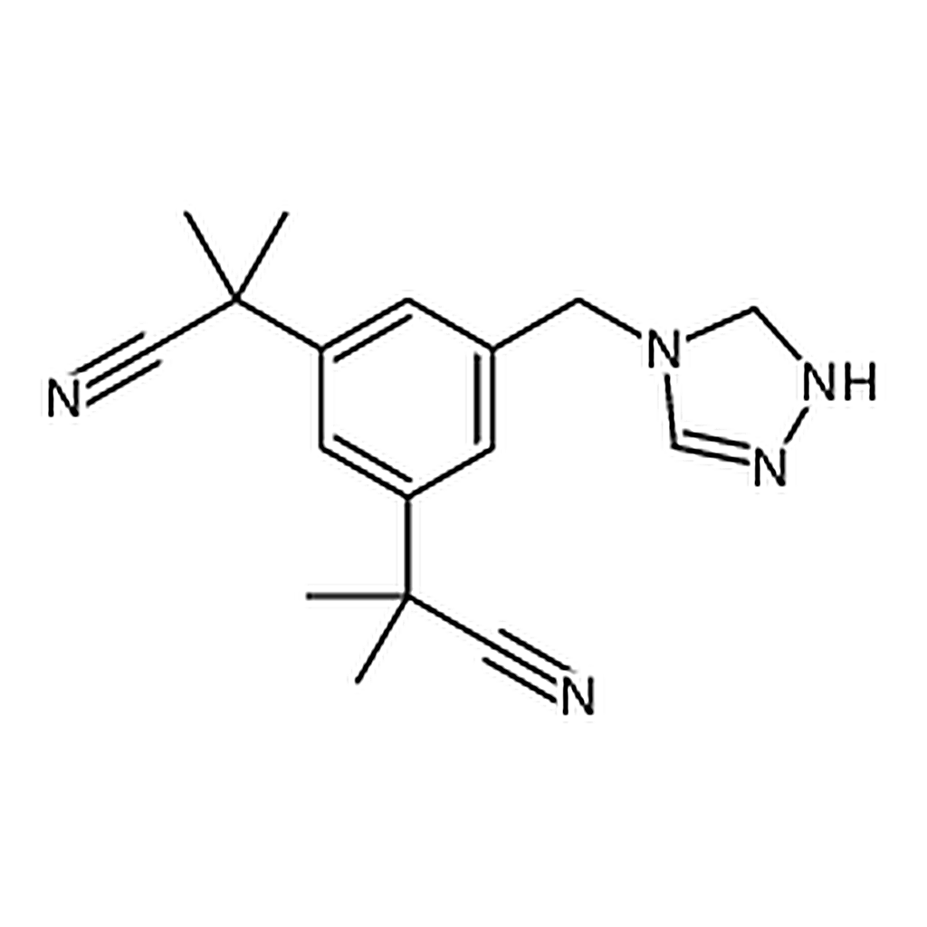 RHAWN 2,2'-(5-((4H-1,2,4-Triazol-4-yl)methyl)-1,3-phenylene)bis(2-methylpropanenitrile)