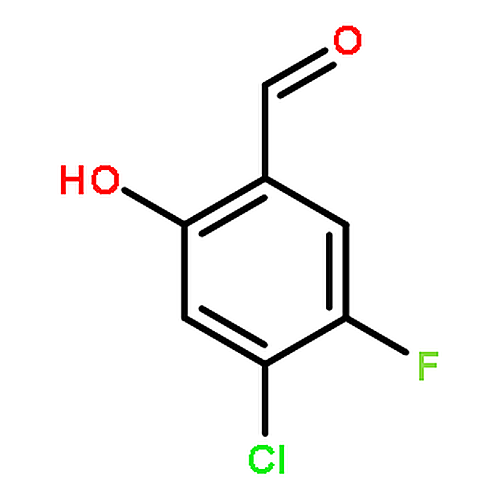 RHAWN 4-Chloro-5-fluoro-2-hydroxybenzaldehyde