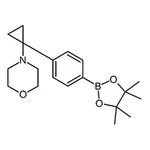 RHAWN 4-(1-(4-(4,4,5,5-Tetramethyl-1,3,2-dioxaborolan-2-yl)phenyl)cyclopropyl)morpholine