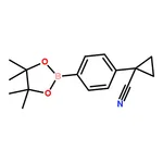 RHAWN 1-(4-(4,4,5,5-Tetramethyl-1,3,2-dioxaborolan-2-yl)phenyl)cyclopropanecarbonitrile