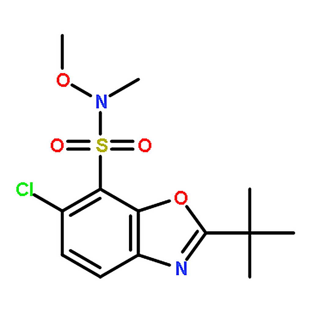 RHAWN 2-(tert-Butyl)-6-chloro-N-methoxy-N-methylbenzo[d]oxazole-7-sulfonamide