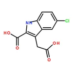 RHAWN 3-(Carboxymethyl)-5-chloro-1H-indole-2-carboxylic acid