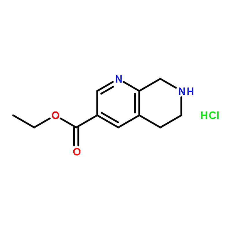 RHAWN Ethyl 5,6,7,8-tetrahydro-1,7-naphthyridine-3-carboxylate hydrochloride