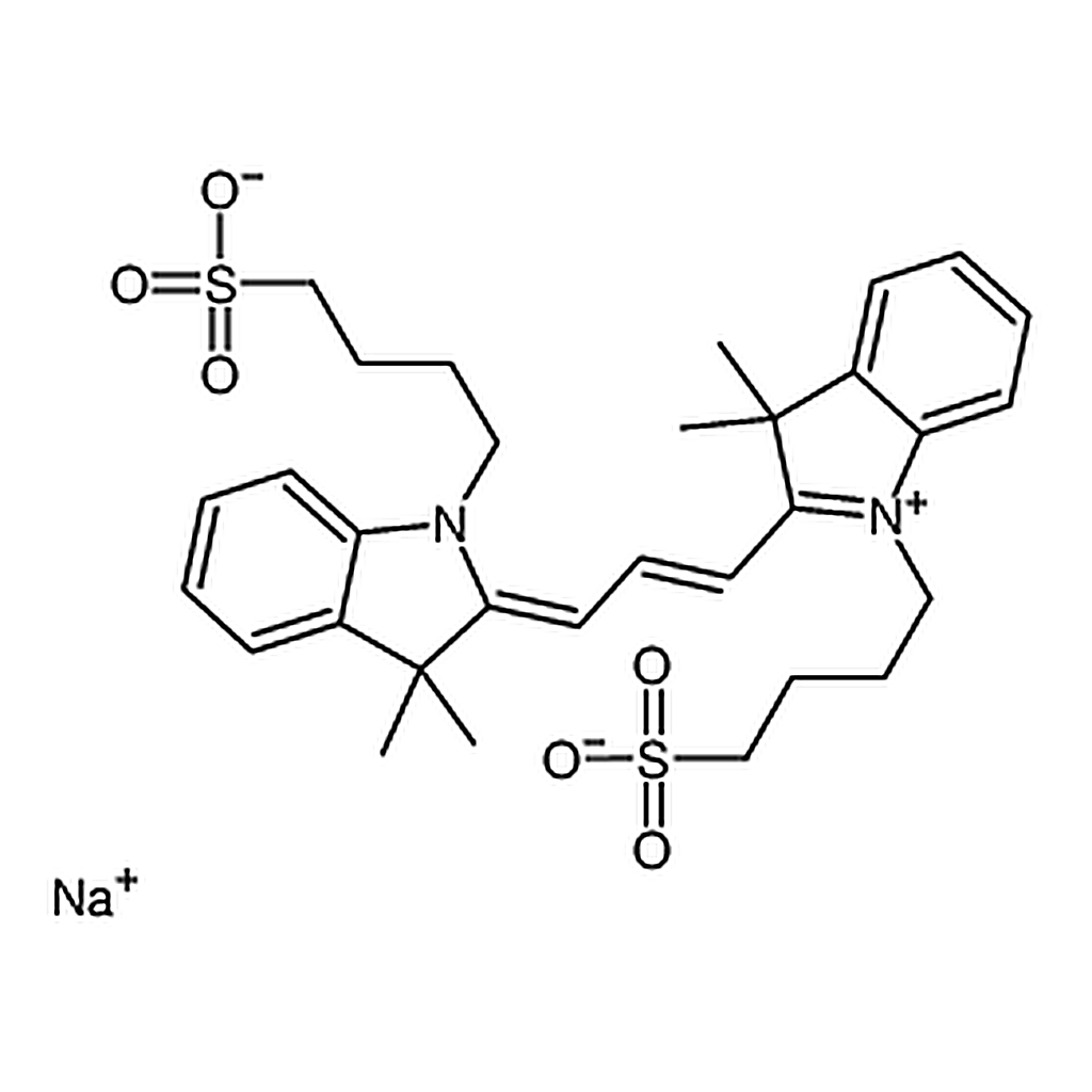 RHAWN 3,3,3',3'-Tetramethyl-1,1'-bis(4-sulfobutyl)indocarbocyanine Sodium Salt