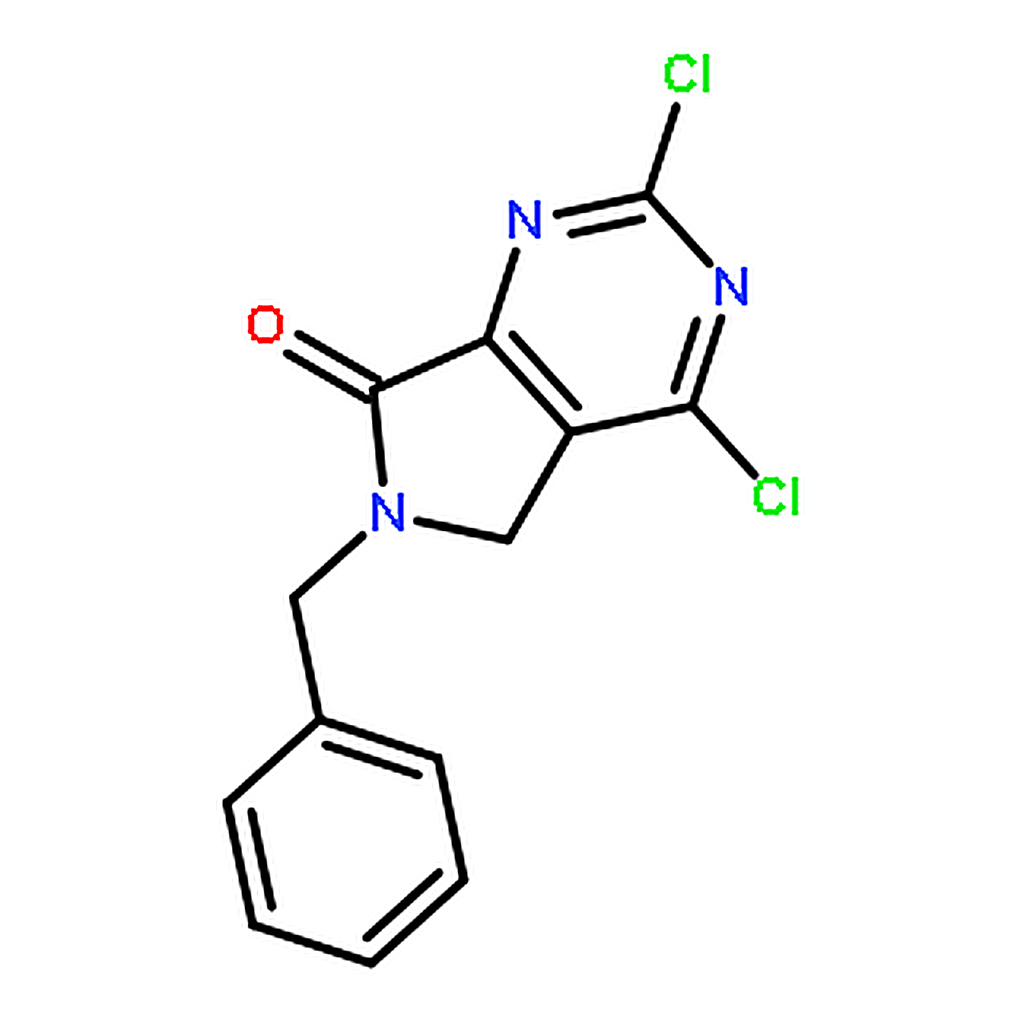 RHAWN 6-Benzyl-2,4-dichloro-5H-pyrrolo[3,4-d]pyrimidin-7(6H)-one