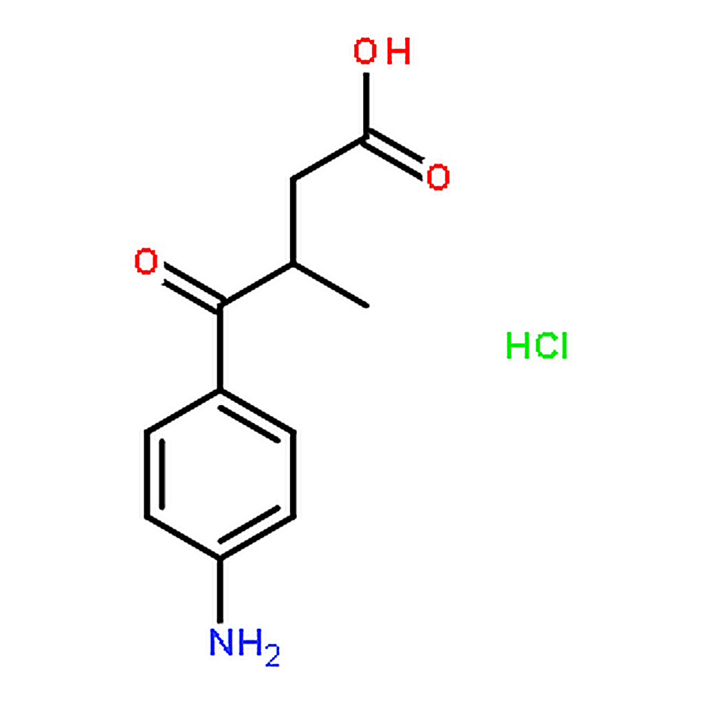 RHAWN 4-(4-Aminophenyl)-3-methyl-4-oxobutanoic acid hydrochloride