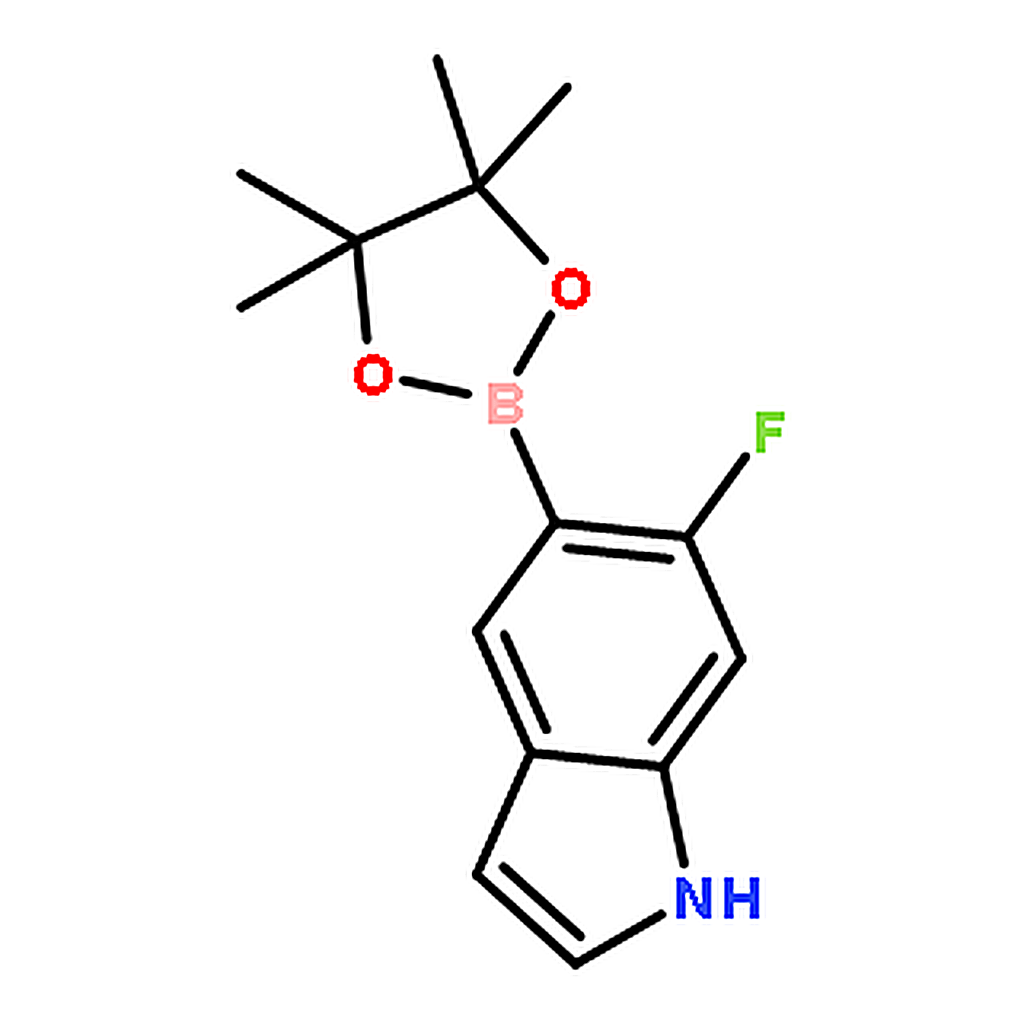 RHAWN 6-Fluoro-5-(4,4,5,5-tetramethyl-1,3,2-dioxaborolan-2-yl)-1H-indole