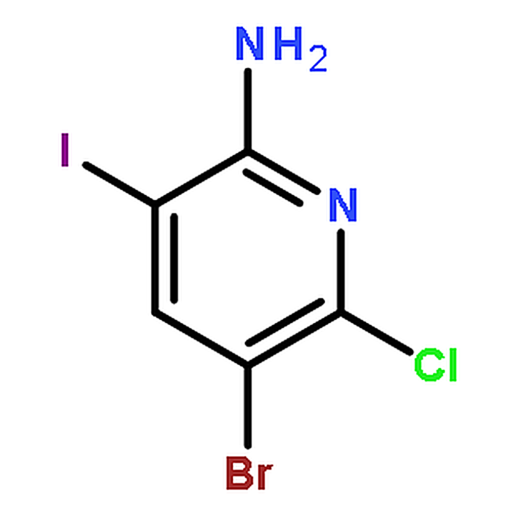 RHAWN 5-Bromo-6-chloro-3-iodopyridin-2-amine