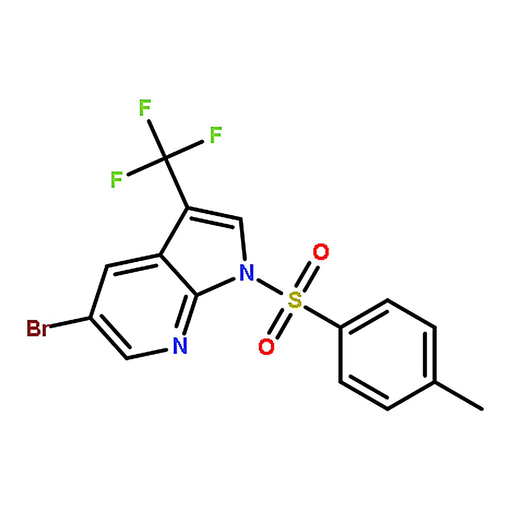 RHAWN 5-Bromo-1-tosyl-3-(trifluoromethyl)-1H-pyrrolo[2，3-b]pyridine