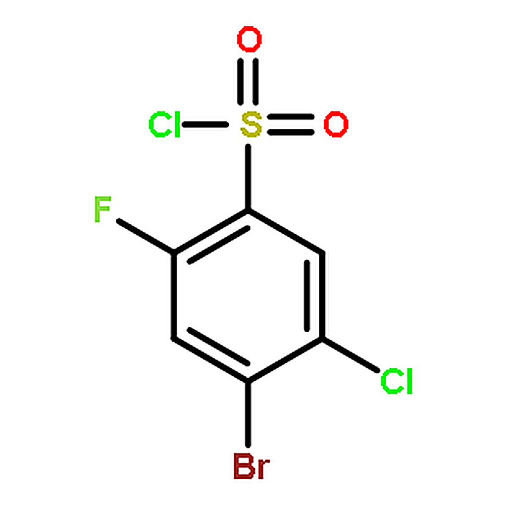 RHAWN 4-Bromo-5-chloro-2-fluorobenzene-1-sulfonyl chloride