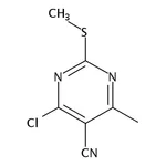 RHAWN 4-Chloro-6-methyl-2-(methylthio)pyrimidine-5-carbonitrile