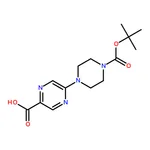 RHAWN 5-(4-(tert-Butoxycarbonyl)piperazin-1-yl)pyrazine-2-carboxylic acid