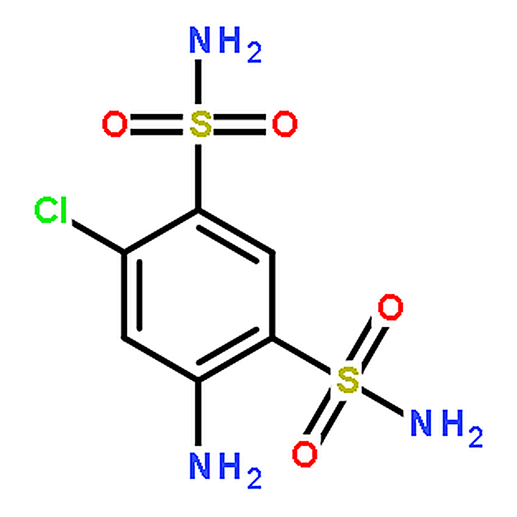 RHAWN 4-Amino-6-chlorobenzene-1，3-disulfonamide