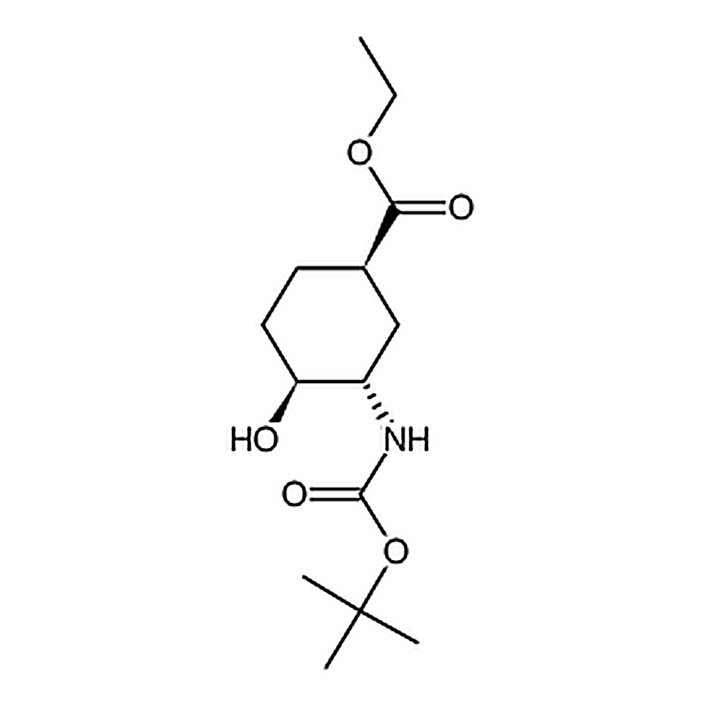 RHAWN (1R，3S，4S)-3-(BOC-AMINO)-4-HYDROXY-CYCLOHEXANECARBOXYLIC ACID ETHYL ESTER