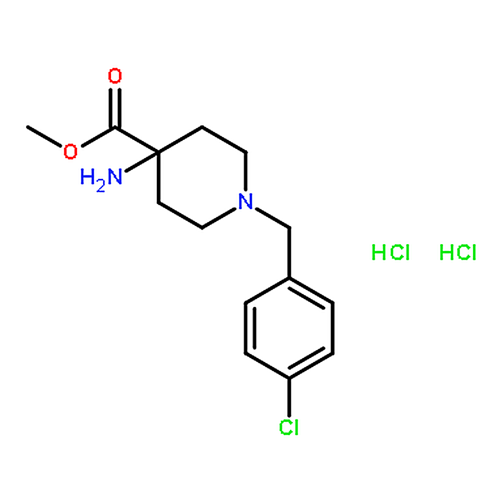 RHAWN Methyl 4-amino-1-(4-chlorobenzyl)piperidine-4-carboxylate dihydrochloride