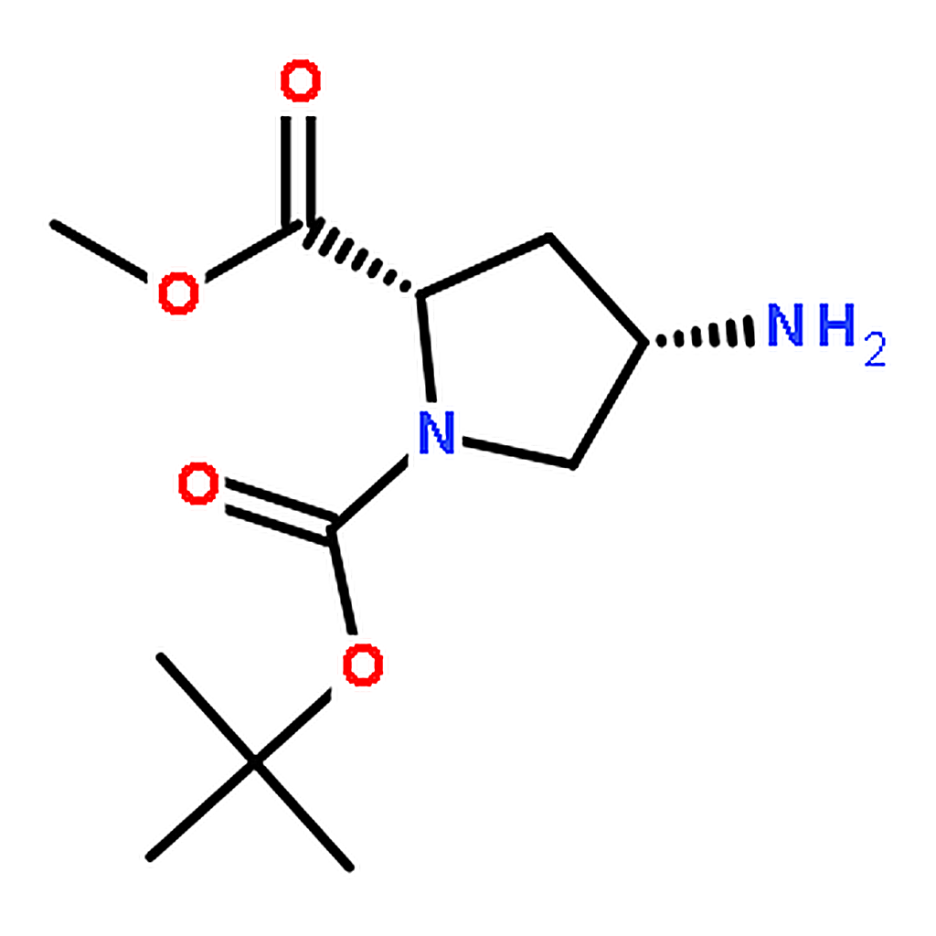 RHAWN Methyl (2S，4S)-1-Boc-4-aminopyrrolidine-2-carboxylate