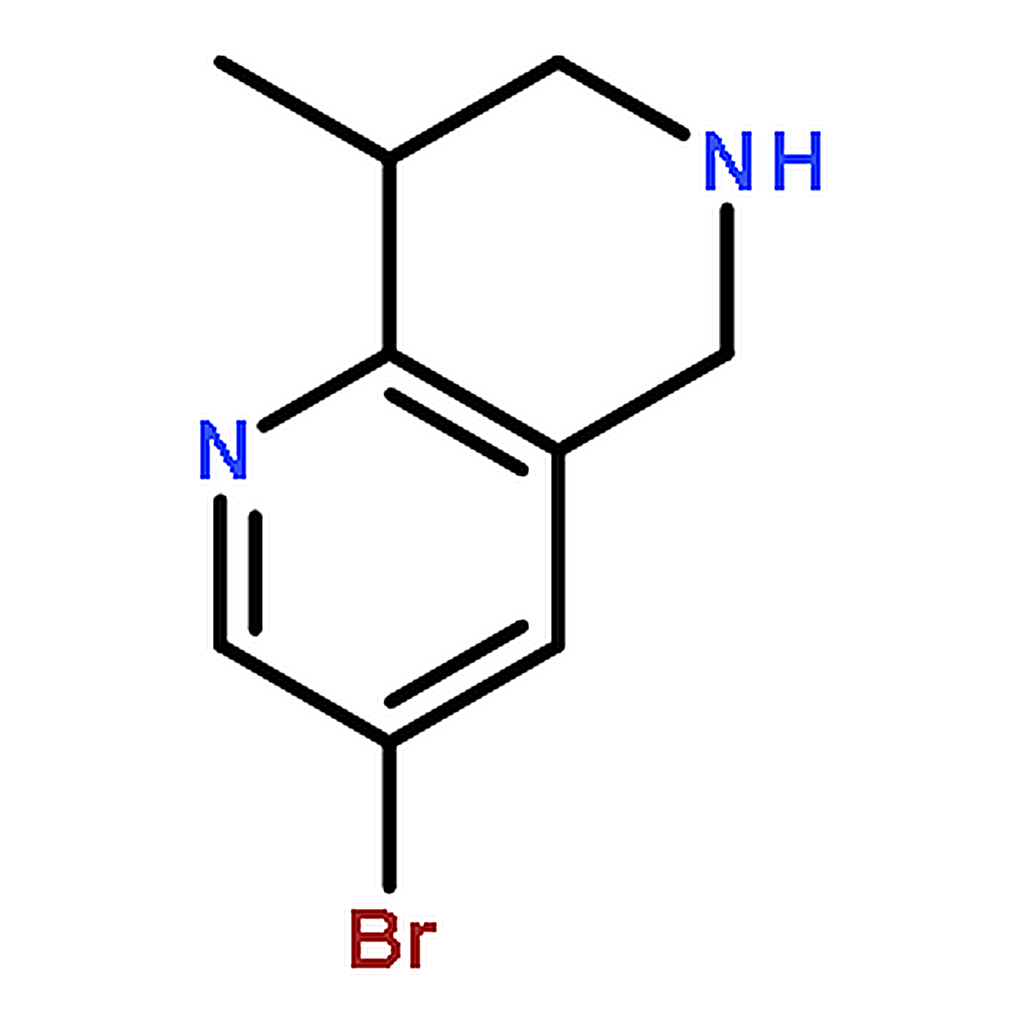 RHAWN 3-Bromo-8-methyl-5,6,7,8-tetrahydro-1,6-naphthyridine