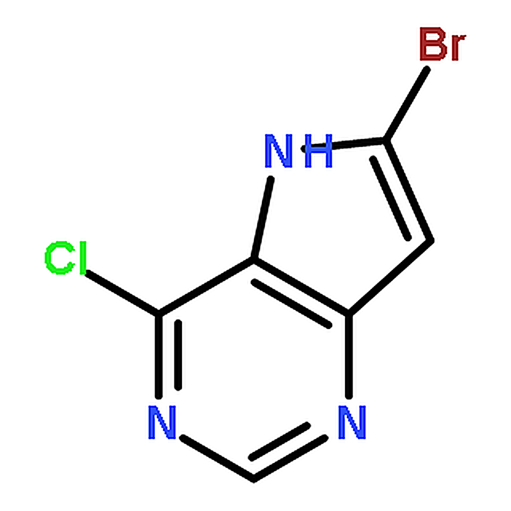 RHAWN 6-Bromo-4-chloro-5H-pyrrolo[3,2-d]pyrimidine