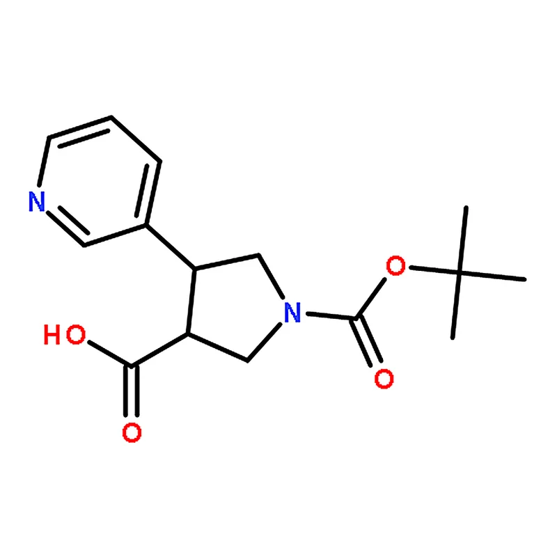 RHAWN trans-1-(tert-Butoxycarbonyl)-4-(pyridin-3-yl)pyrrolidine-3-carboxylic acid
