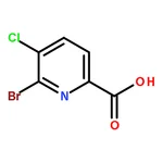 RHAWN 6-bromo-5-chloropyridine-2-carboxylic acid